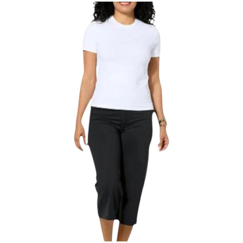 Joy Collection Women's Performance Crew Neck Tee w/Headband White - Regular